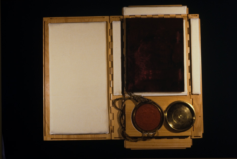 Editto con sigillo di Maria Teresa d'Austria, 1768. Mantova, Biblioteca dell'Accademia nazionale virgiliana
icpal_23576
Keywords: 1547/1996, Acc. Naz. Virgiliana Editto M. Teresa d'Austria con sigillo 1768, Acc. Naz. Virgiliana