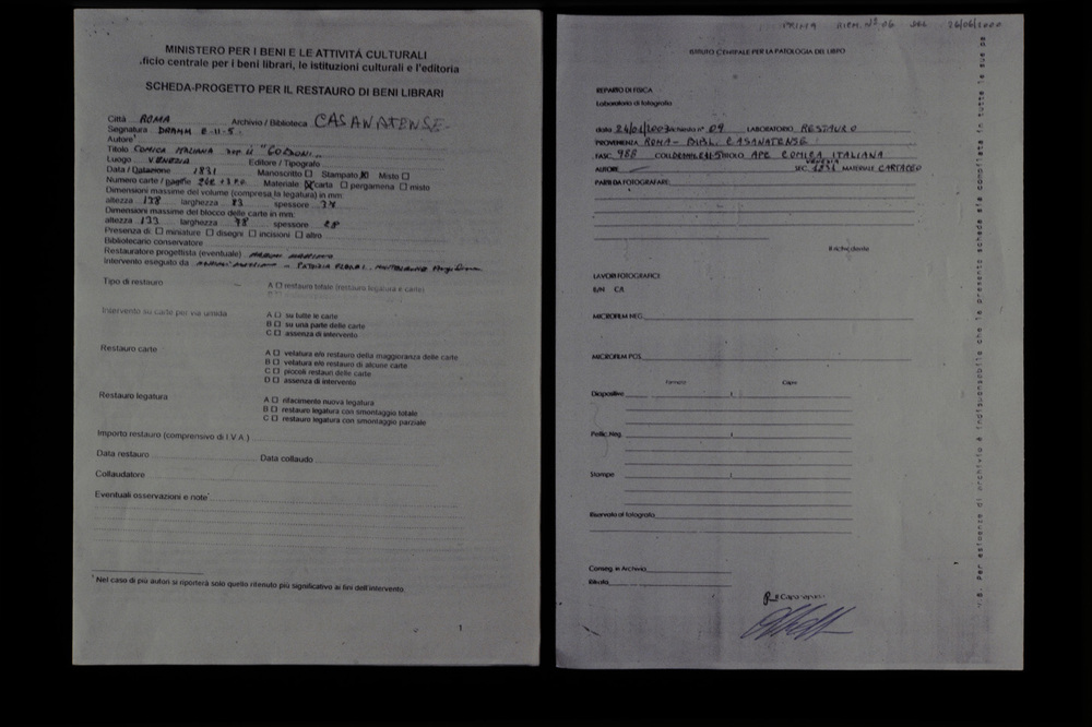 Schede dei laboratori. Roma, Biblioteca Casanatense, DRAMM E.II 5
icpal_27761
Keywords: 1623/1999, 1623.3/1999, Casanatense DRAMM E.II 5, Casanatense