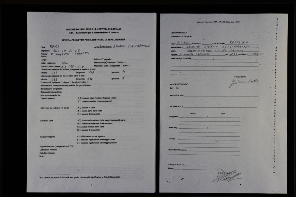 Schede dei laboratori. Roma, Archivio Generale Scalabriniano, AGS.ID.21.03
icpal_30173
Keywords: 1724/2005, A Gen. Scalabriniano AGS.ID.21.03, A Gen. Scalabriniano