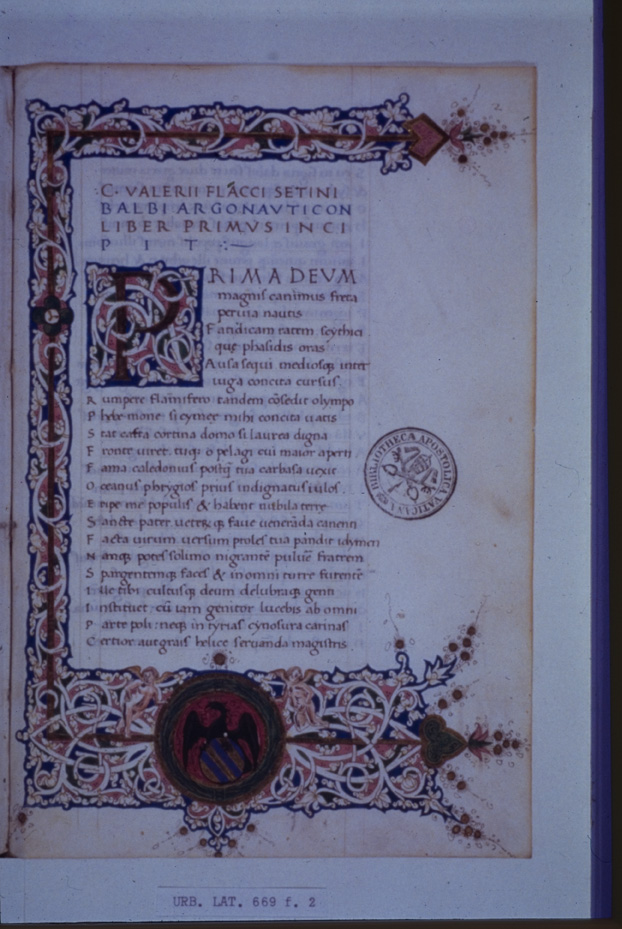 	Città del Vaticano, Biblioteca Apostolica Vaticana, Urb. lat. 669
icpal_11588
Keywords: BAV Urb. lat. 669, BAV