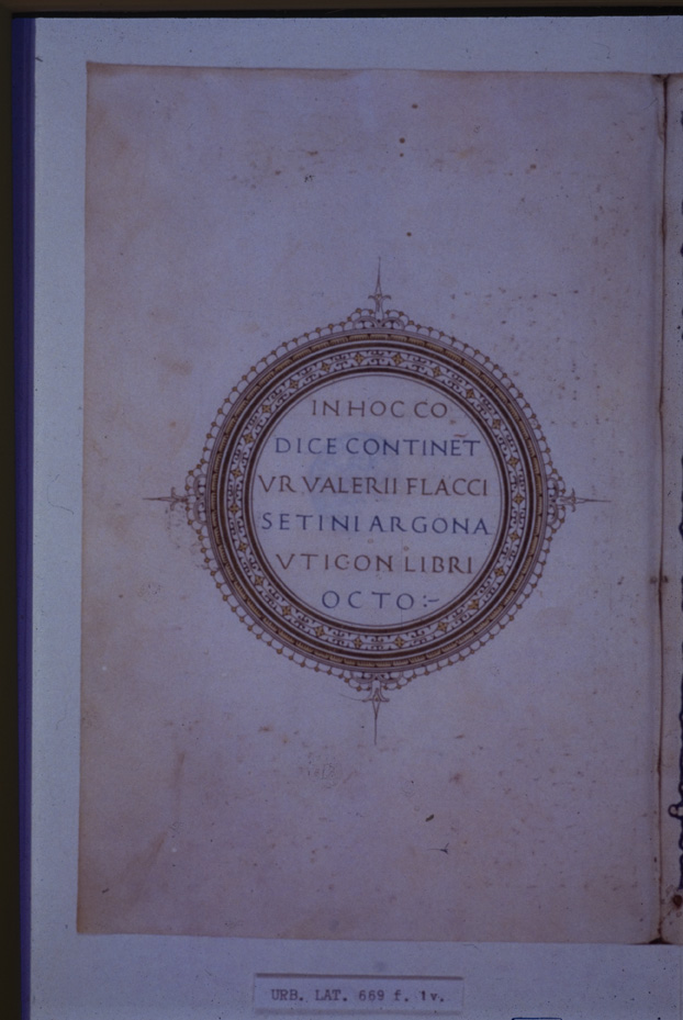 	Città del Vaticano, Biblioteca Apostolica Vaticana, Urb. lat. 669
icpal_11591
Keywords: BAV Urb. lat. 669, BAV