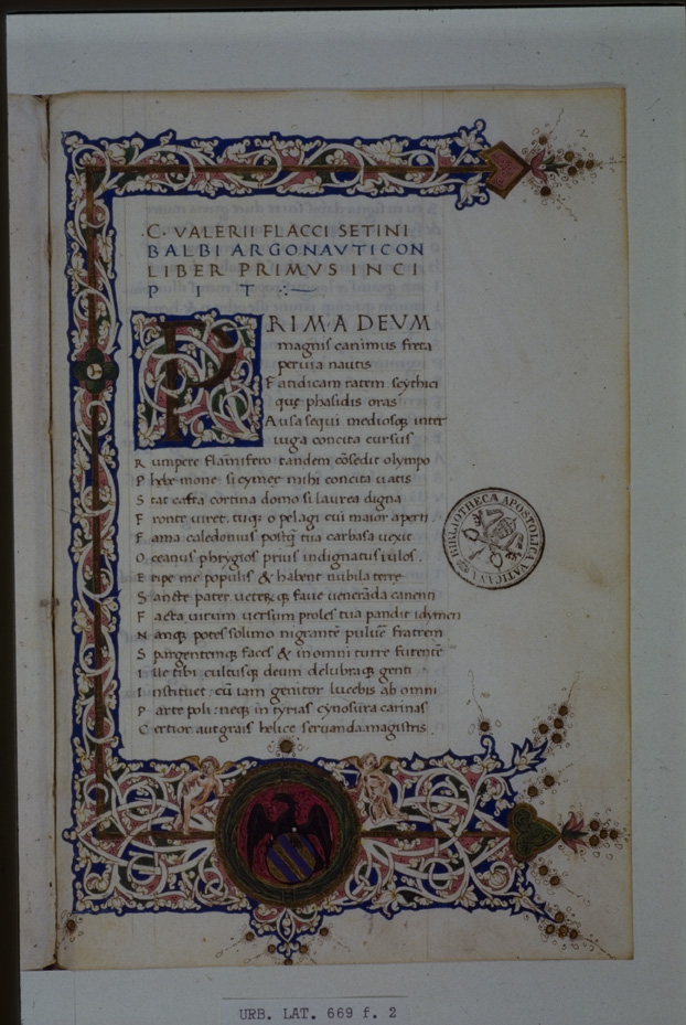 	Città del Vaticano, Biblioteca Apostolica Vaticana, Urb. lat. 669
icpal_11593
Keywords: BAV Urb. lat. 669, BAV