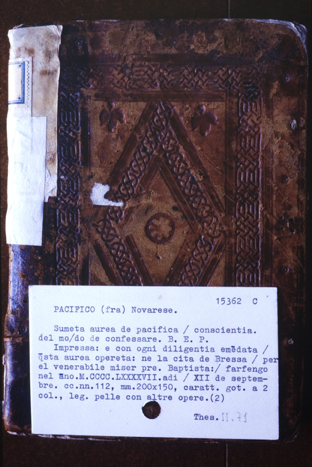 Udine, Biblioteca Civica Vincenzo Joppi, Joppi 1532 C
icpal_13361
Keywords: Joppi 1532 C, IGI 7131, Incunaboli, Joppi