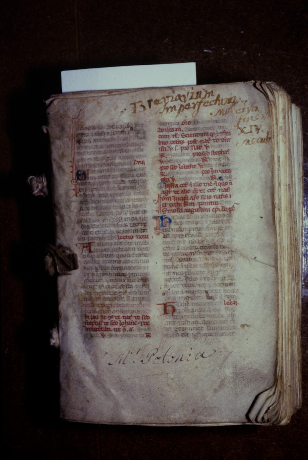 Breviario, 14. sec. Udine, Biblioteca Civica Vincenzo Joppi
icpal_13404
Keywords: Joppi Breviario 14. sec., Joppi