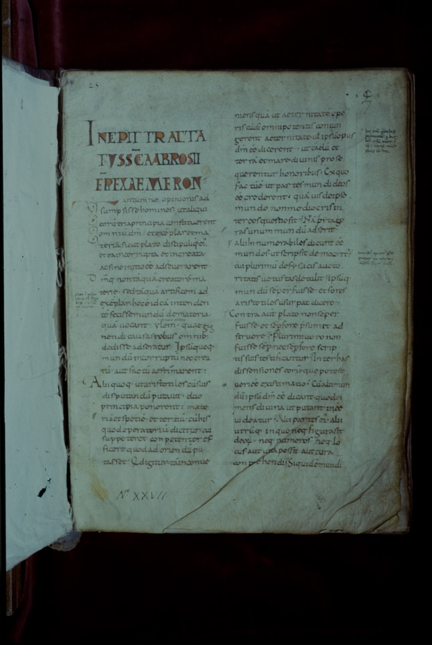 Verona, Biblioteca Capitolare, XXVII (25)
icpal_17068
Keywords: BCap Verona XXVII (25), BCap Verona