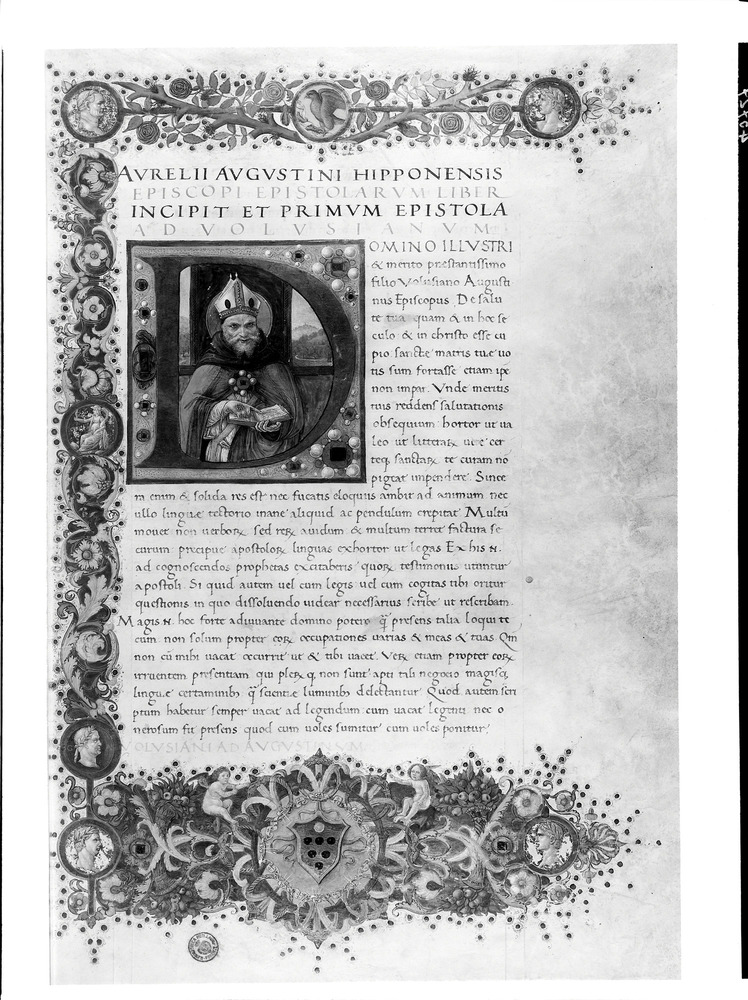 Firenze, Biblioteca Medicea Laurenziana, Plut. 12.1
doc_01188
Keywords: Laurenziana Plut. 12.1, Ritratti, Stemmi, Laurenziana