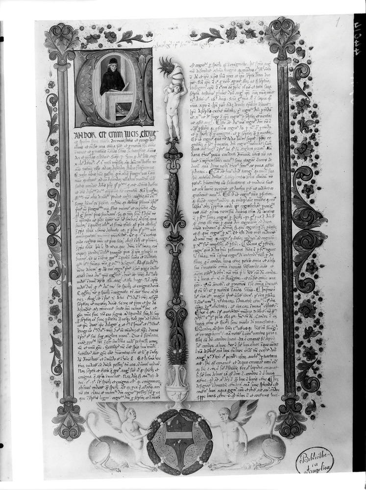 Roma, Biblioteca Angelica, Ms. 624
doc_01470
Keywords: Angelica Ms. 624, Stemmi, Decorazioni zoomorfe, Decorazioni antropomorfe, Angelica