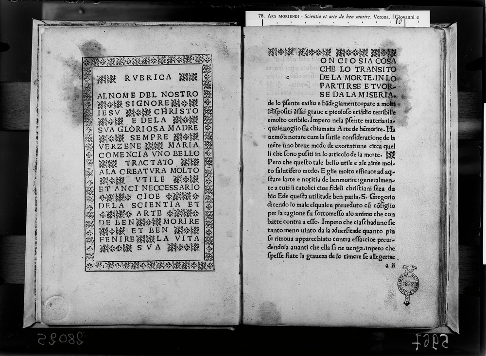 Firenze, Biblioteca Nazionale Centrale, E.6.3.41 - IGI 889
doc_05967
Keywords: BNCF E.6.3.41, IGI 889, Incunaboli, BNCF