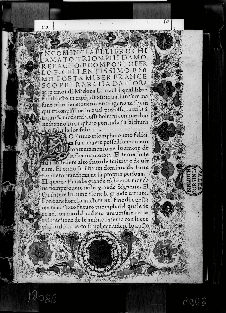 Roma, Biblioteca dell'Accademia Nazionale dei Lincei e Corsiniana, 51.B.19 - IGI 7542
doc_06003
Keywords: Lincei-Corsiniana 51.B.19, IGI 7542, Incunaboli, Stemmi, Lincei-Corsiniana
