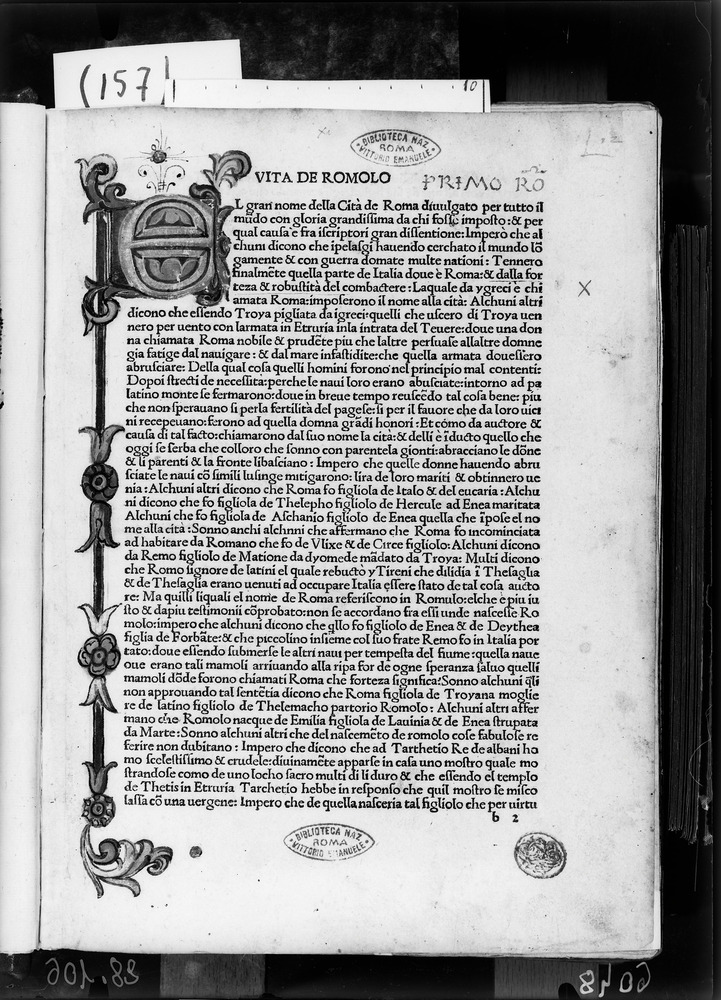 Roma, Biblioteca Nazionale Centrale, 70. 2.B.10 - IGI 7926
doc_06048
Keywords: BNCR 70. 2.B.10, IGI 7926, Incunaboli, BNCR