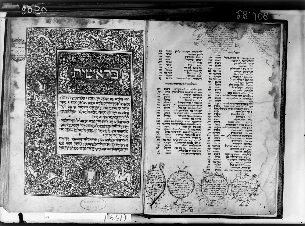 Parma, Biblioteca Palatina, De Rossi 1297 - IGI 1629
doc_06050
Keywords: Parma Palatina De Rossi 1297, IGI 1629, Incunaboli, Decorazioni zoomorfe, Decorazioni antropomorfe, Parma Palatina