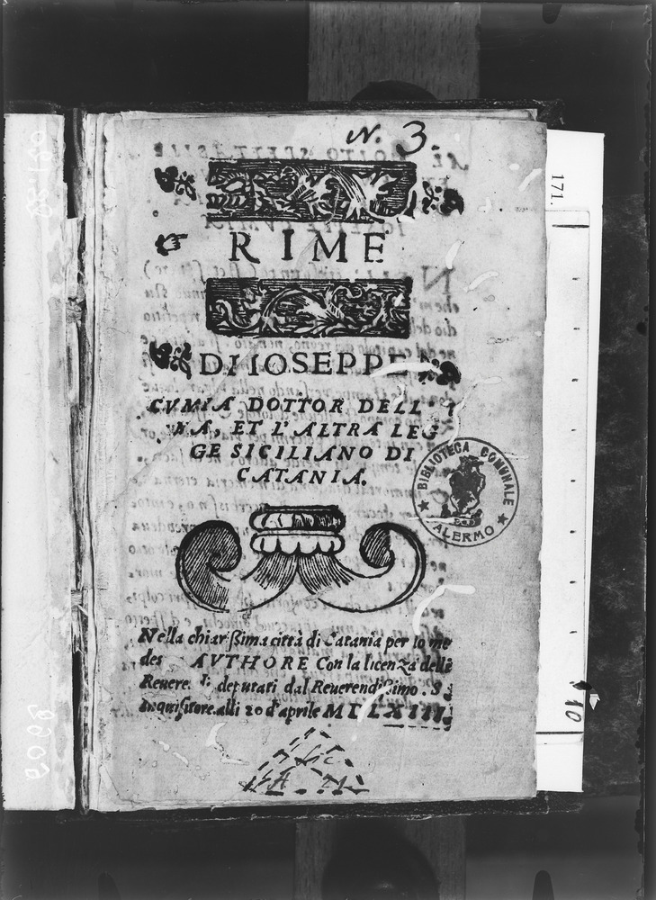 Palermo, Biblioteca Comunale, Esp. I.A.24
doc_06062
Keywords: BCom Palermo Esp. I.A.24, BCom Palermo