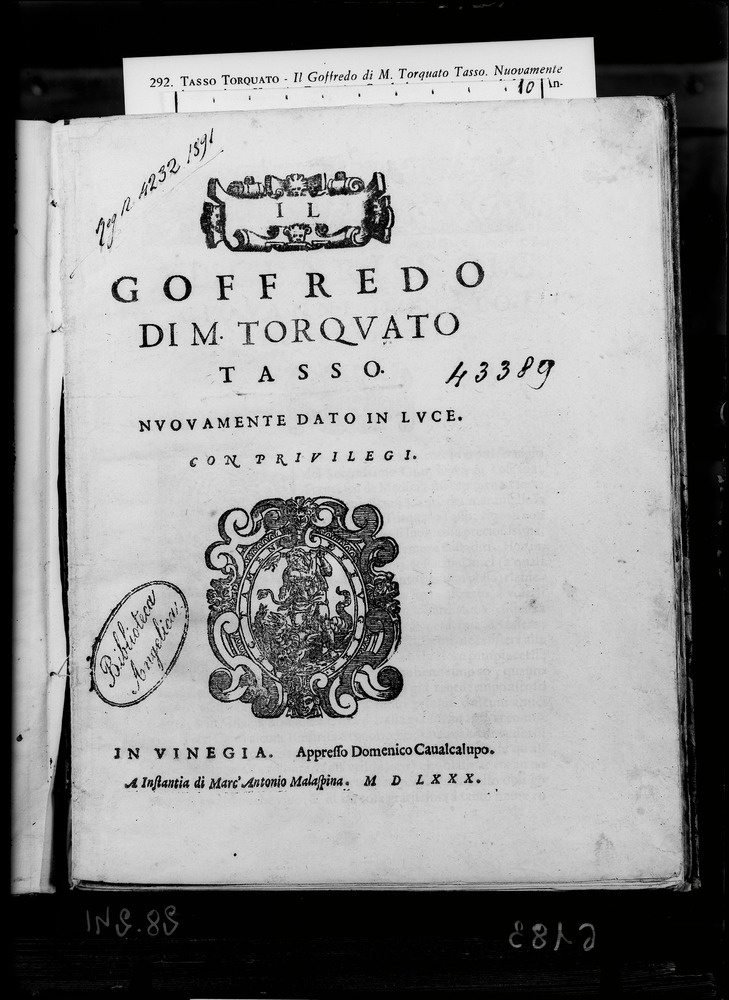 Roma, Biblioteca Angelica, 5/SS
doc_06183
Keywords: Angelica 5/SS, Angelica