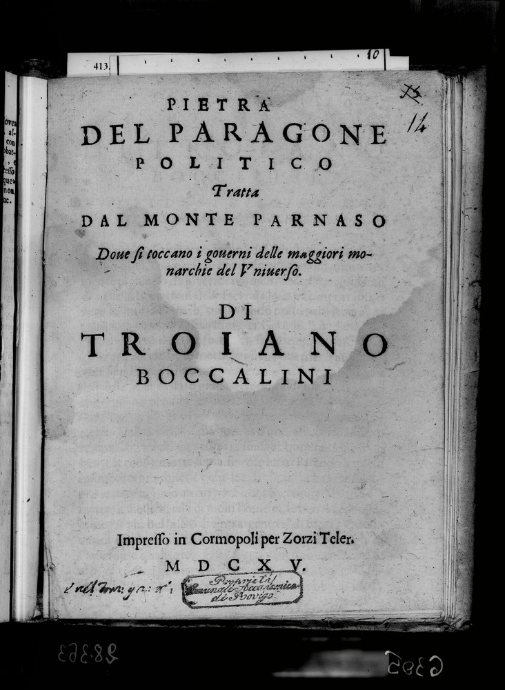 Rovigo, Biblioteca dell'Accademia dei Concordi, 97.4.20.14
doc_06305
Keywords: B Acc. Concordi 97.4.20.14, B Acc. Concordi
