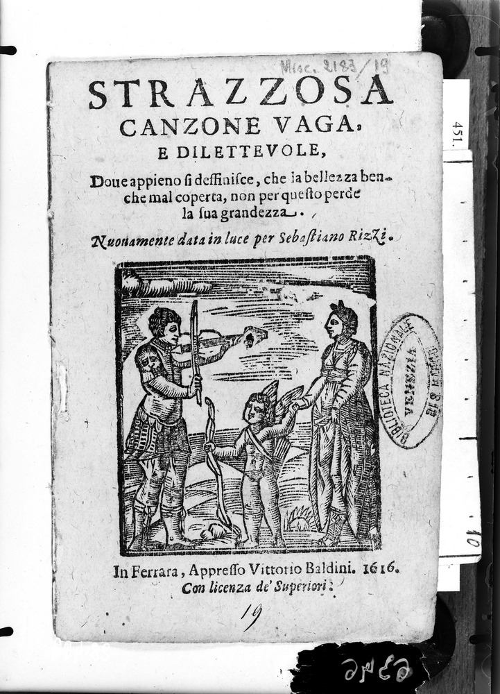 Venezia, Biblioteca Nazionale Marciana, Misc. 2183/19
doc_06346
Keywords: BNM Misc. 2183/19, BNM
