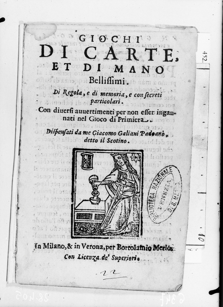 Venezia, Biblioteca Nazionale Marciana, Misc. 2183/22
doc_06347
Keywords: BNM Misc. 2183/22, BNM