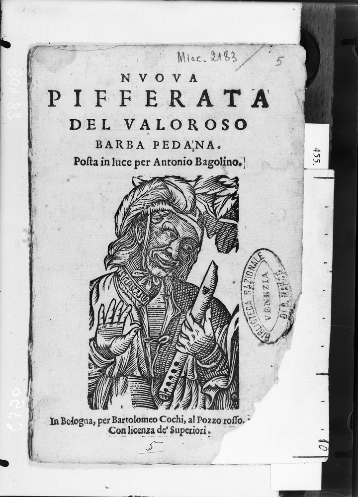 Venezia, Biblioteca Nazionale Marciana, Misc. 2183/5
doc_06350
Keywords: BNM Misc. 2183/5, BNM