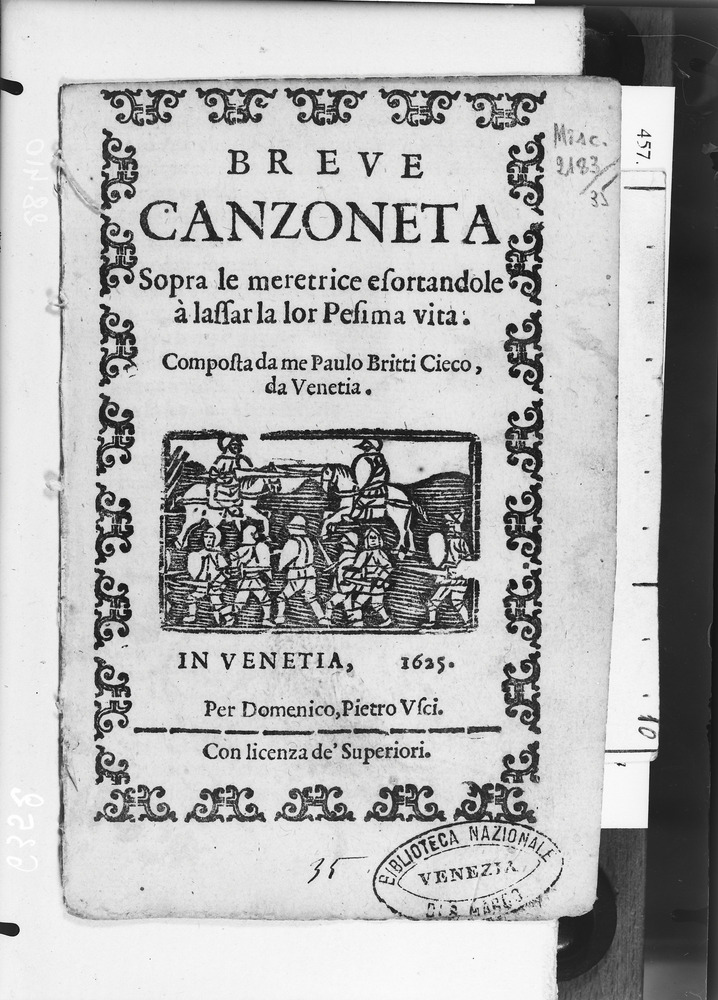 Venezia, Biblioteca Nazionale Marciana, Misc. 2183/35
doc_06352
Keywords: BNM Misc. 2183/35, BNM