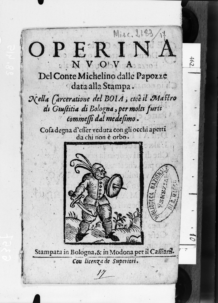 Venezia, Biblioteca Nazionale Marciana, Misc. 2183/17
doc_06357
Keywords: BNM Misc. 2183/17, BNM
