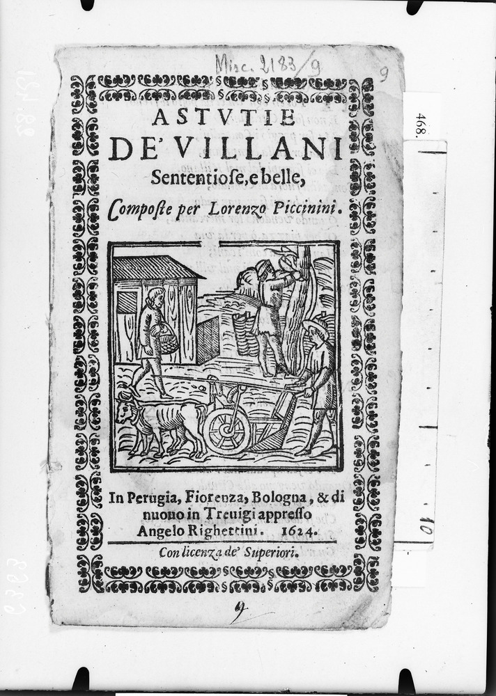 Venezia, Biblioteca Nazionale Marciana, Misc. 2183/9
doc_06363
Keywords: BNM Misc. 2183/9, BNM