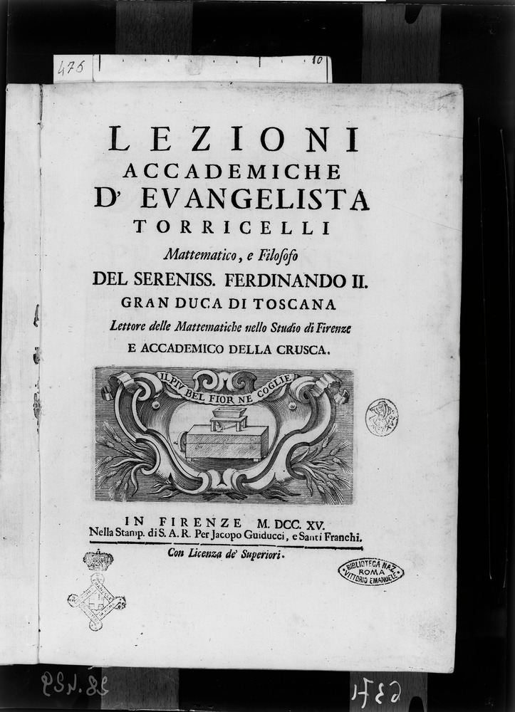 Roma, Biblioteca Nazionale Centrale, 201. 41.F.19
doc_06371
Keywords: BNCR 201. 41.F.19, BNCR
