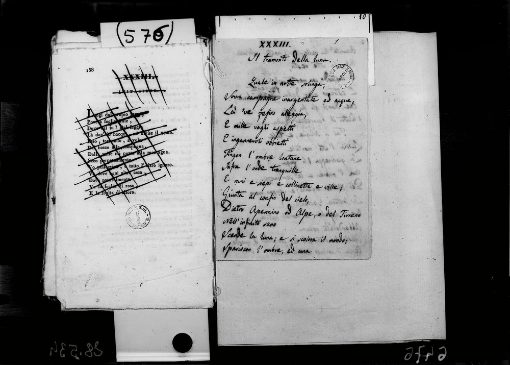 Napoli, Biblioteca Nazionale Vittorio Emanuele 3., C.L.XX.3
doc_06476
Keywords: BNN C.L.XX.3, Autografi, BNN