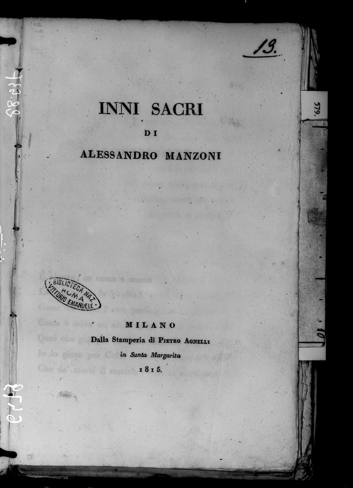 Roma, Biblioteca Nazionale Centrale, 34. 8.G.16
doc_06479
Keywords: BNCR 34. 8.G.16, BNCR