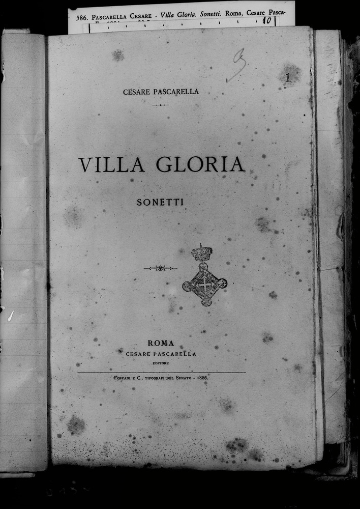 Roma, Biblioteca Nazionale Centrale, 331. K.211
doc_06486
Keywords: BNCR 331. K.211, BNCR
