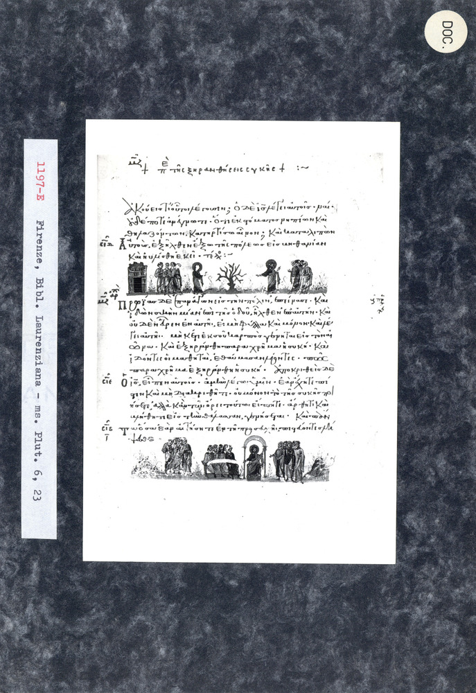 Firenze, Biblioteca Medicea Laurenziana, Plut. 6.23
doc_01197
Keywords: Laurenziana Plut. 6.23, 11. sec., Laurenziana
