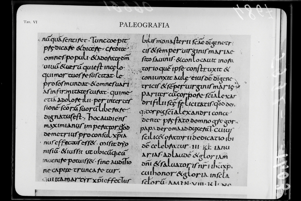 Tavola VI per esercitazioni di paleografia - BNC di Roma Ms. Farf. 29
doc_04867
Keywords: BNCR Farf. 29, 9. sec., BNCR