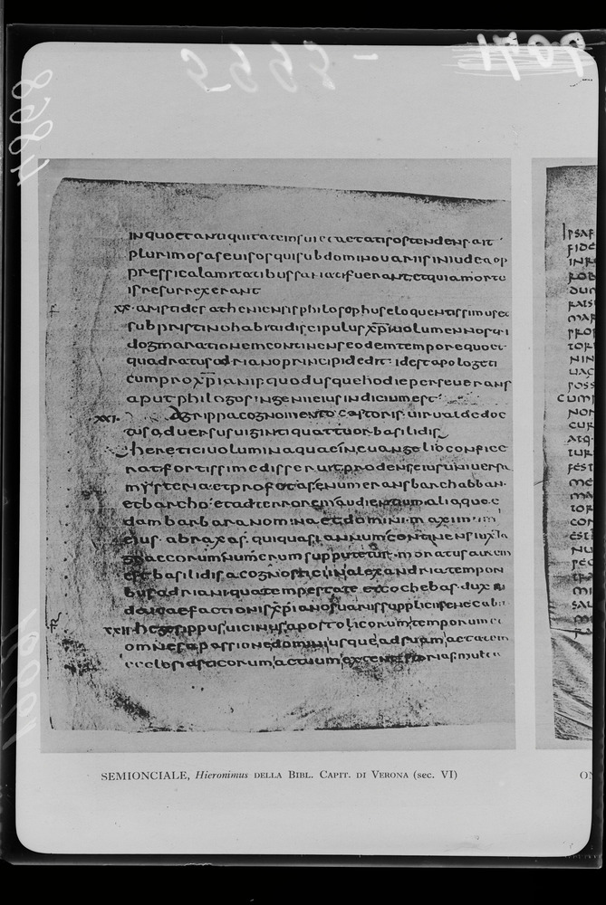 Tavola per esercitazioni di paleografia - Verona, Biblioteca Capitolare, Ms. XXII
doc_04868
Keywords: BCap Verona Ms. XXII, 6. sec., BCap Verona