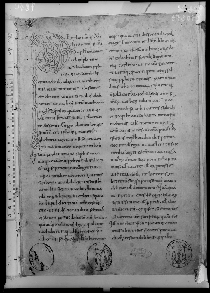 Roma, Biblioteca Nazionale Centrale, Sess. 44
doc_07250
Keywords: BNCR Sess. 44, 11. sec., BNCR