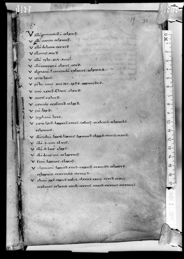 Roma, Biblioteca Nazionale Centrale, Farf. 2
doc_07314
Keywords: BNCR Farf. 2, 12. sec., BNCR
