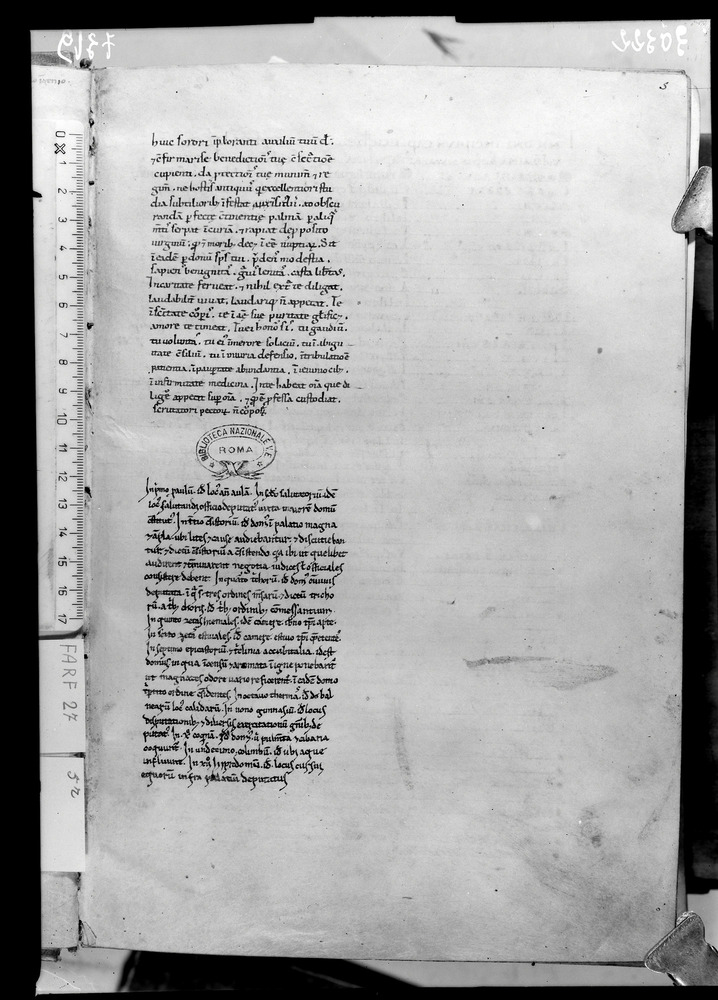 Roma, Biblioteca Nazionale Centrale, Farf. 27
doc_07319
Keywords: BNCR Farf. 27, 11. sec., 12. sec., BNCR