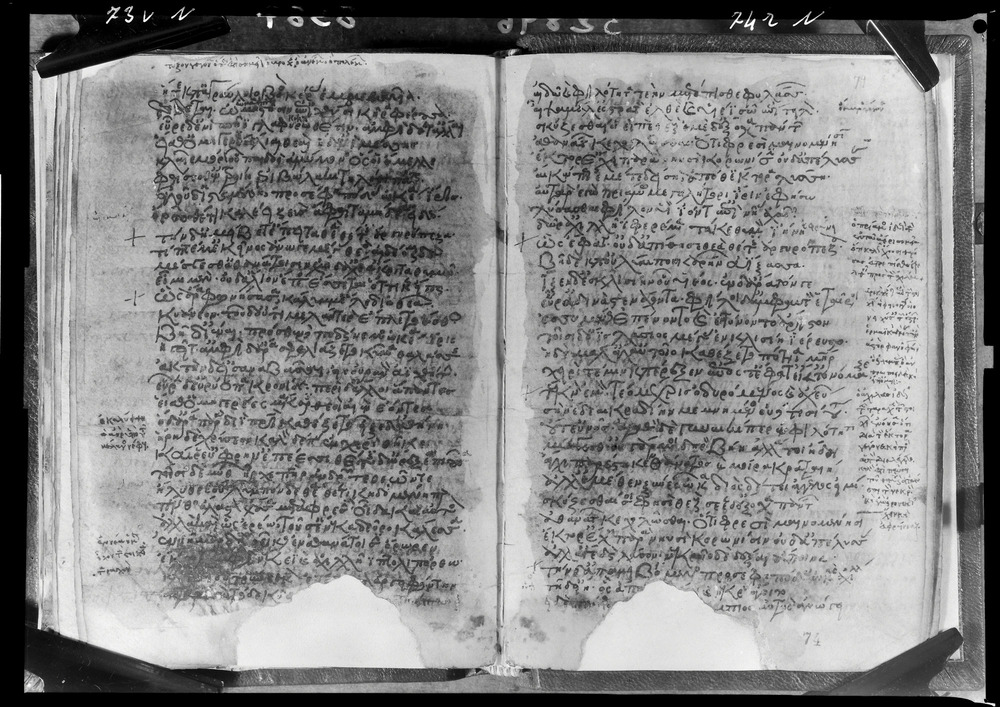 Grottaferrata, Biblioteca Statale del Monumento Nazionale, Ms. Z.α [alpha].XXIV (Crypt. Gr.54)
doc_08587
Keywords: Grottaferrata Abbazia Ms. Z.α [alpha].XXIV (Crypt. Gr.54), Palinsesti, 12. sec., Grottaferrata Abbazia