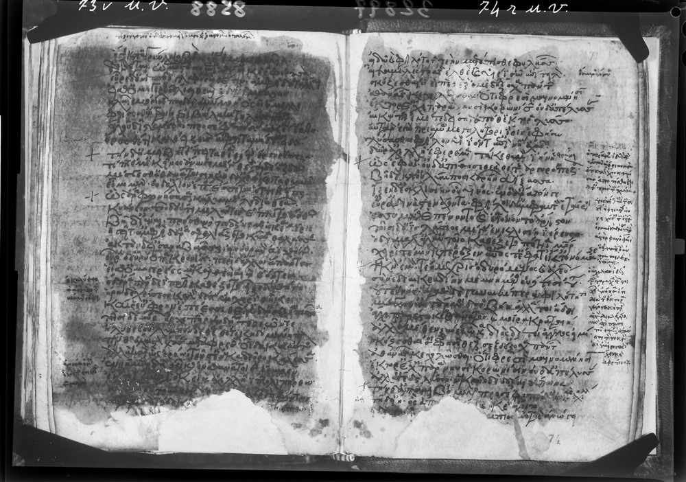 Grottaferrata, Biblioteca Statale del Monumento Nazionale, Ms. Z.α [alpha].XXIV (Crypt. Gr.54)
doc_08588
Keywords: Grottaferrata Abbazia Ms. Z.α [alpha].XXIV (Crypt. Gr.54), Palinsesti, Fotografie UV, 12. sec., Grottaferrata Abbazia
