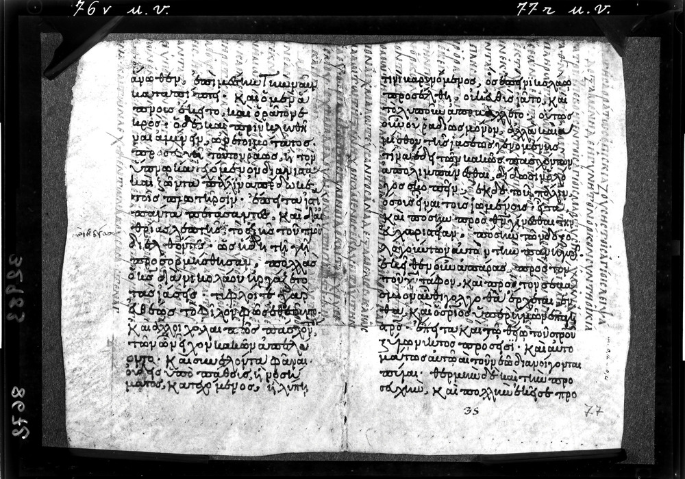 Grottaferrata, Biblioteca Statale del Monumento Nazionale, Ms. ß [beta].X (Crypt. Gr.3)
doc_08672
Keywords: Grottaferrata Abbazia Ms. B.ß [Beta].X (Crypt. Gr.3), Palinsesti, Fotografie UV, 9. sec., 10. sec., Grottaferrata Abbazia