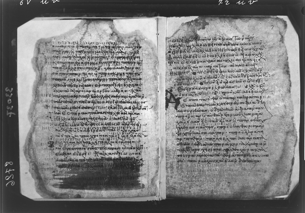 Grottaferrata, Biblioteca Statale del Monumento Nazionale, Ms. Γ [Gamma].ß [Beta].XIV (Crypt. Gr.154)
doc_08726
Keywords: Grottaferrata Abbazia Ms. Γ [Gamma].ß [Beta].XIV (Crypt. Gr.154), Palinsesti, Fotografie UV, 8. sec., 9. sec., 10. sec., Grottaferrata Abbazia