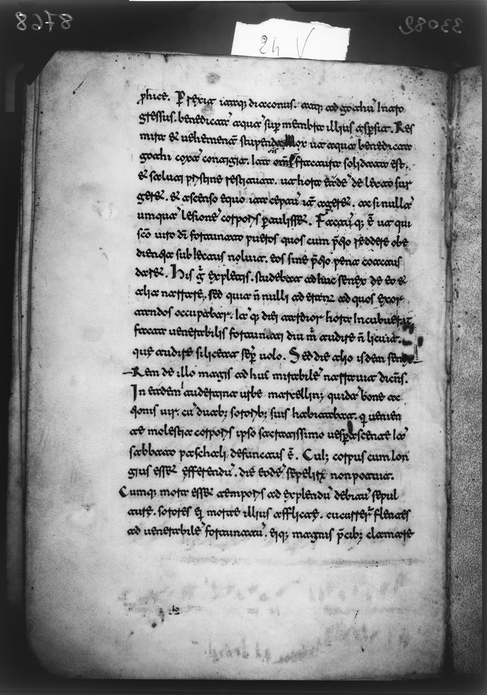 Roma, Biblioteca Vallicelliana, Ms. C.9/1
doc_08768
Keywords: Vallicelliana Ms. C.9/1, Fasc.604/1976, Fotografie UV, 12. sec., Vallicelliana