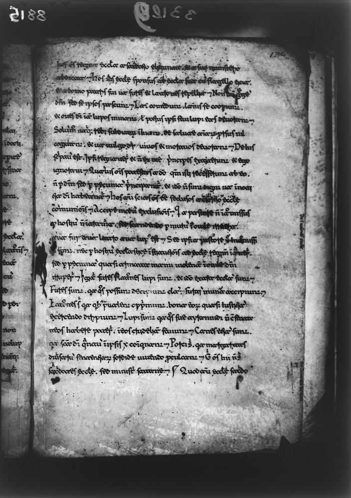 Roma, Biblioteca Vallicelliana, Ms. C.9/1
doc_08815
Keywords: Vallicelliana Ms. C.9/1, Fasc.604/1976, Palinsesti, Fotografie UV, 12. sec., Vallicelliana