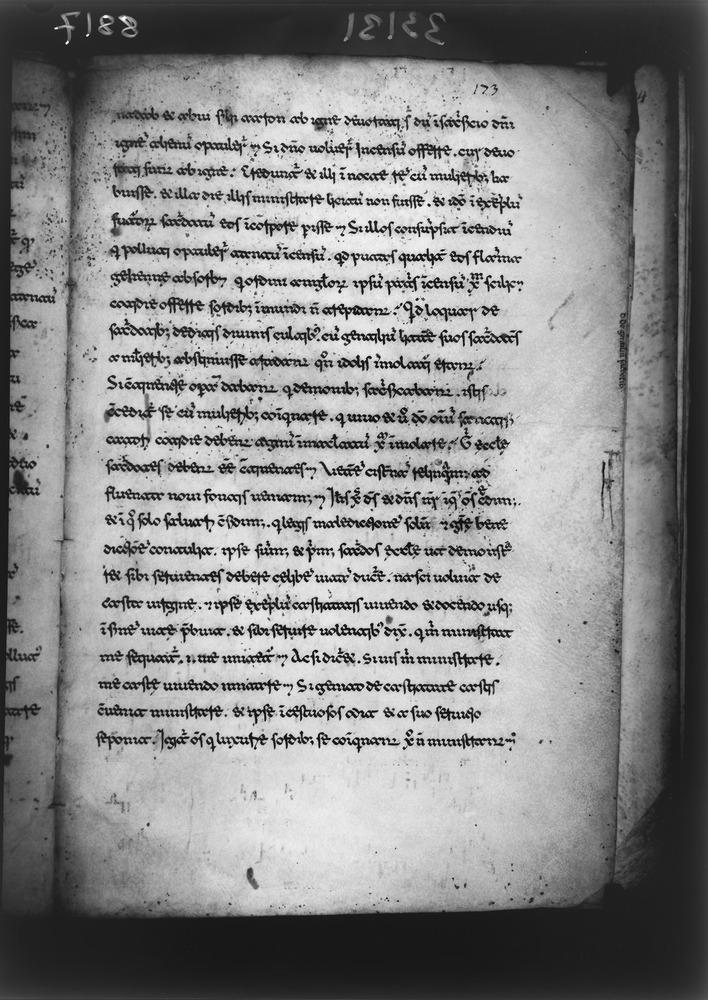 Roma, Biblioteca Vallicelliana, Ms. C.9/1
doc_08817
Keywords: Vallicelliana Ms. C.9/1, Fasc.604/1976, Palinsesti, Fotografie UV, 12. sec., Vallicelliana