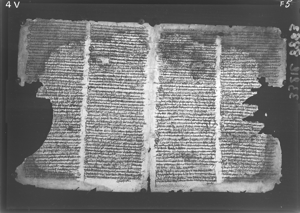 Napoli, Biblioteca Nazionale Vittorio Emanuele 3., Ms. IV.A.8
doc_08883
Keywords: BNN Ms. IV.A.8, Fasc.407/1969, Palinsesti, Fotografie UV, 6. sec., 8. sec., BNN