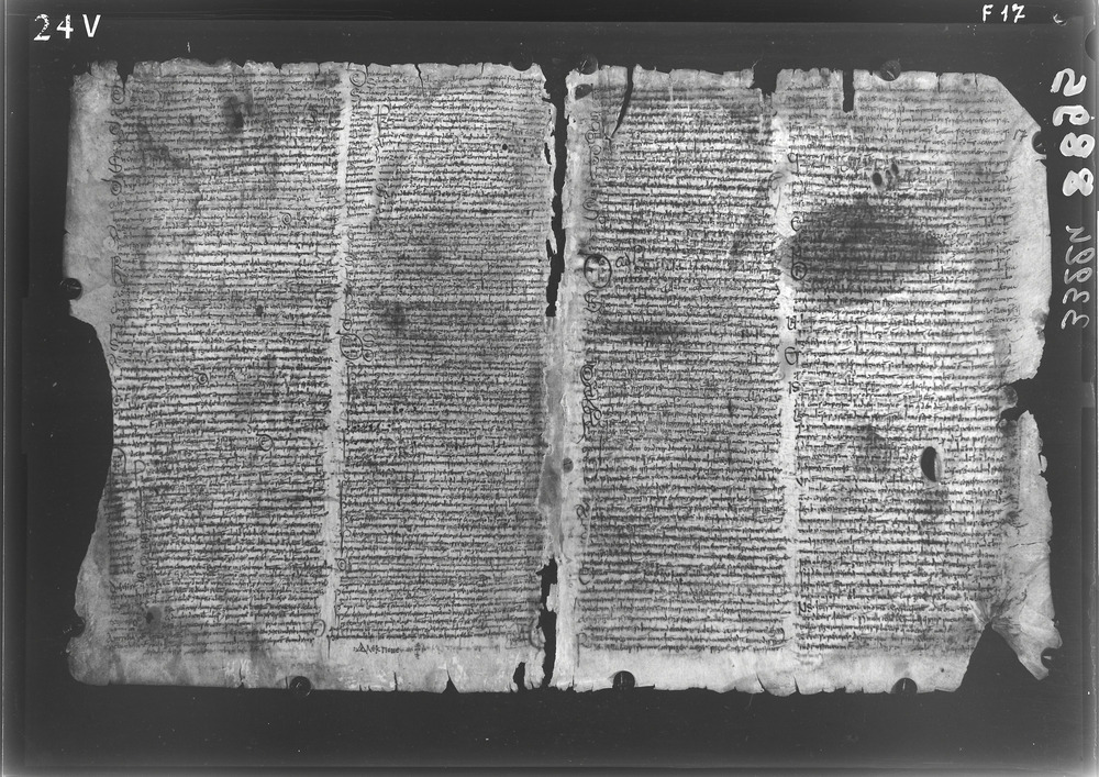 Napoli, Biblioteca Nazionale Vittorio Emanuele 3., Ms. IV.A.8
doc_08895
Keywords: BNN Ms. IV.A.8, Fasc.407/1969, Palinsesti, Fotografie UV, 6. sec., 8. sec., BNN