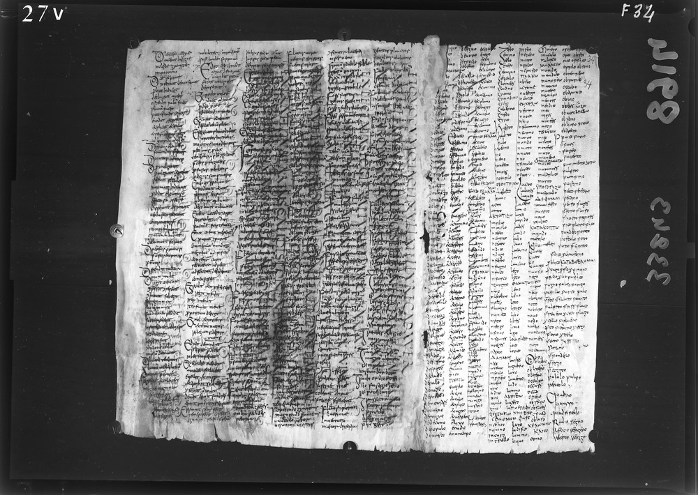 Napoli, Biblioteca Nazionale Vittorio Emanuele 3., Ms. IV.A.8
doc_08914
Keywords: BNN Ms. IV.A.8, Fasc.407/1969, Palinsesti, Fotografie UV, 6. sec., 8. sec., BNN
