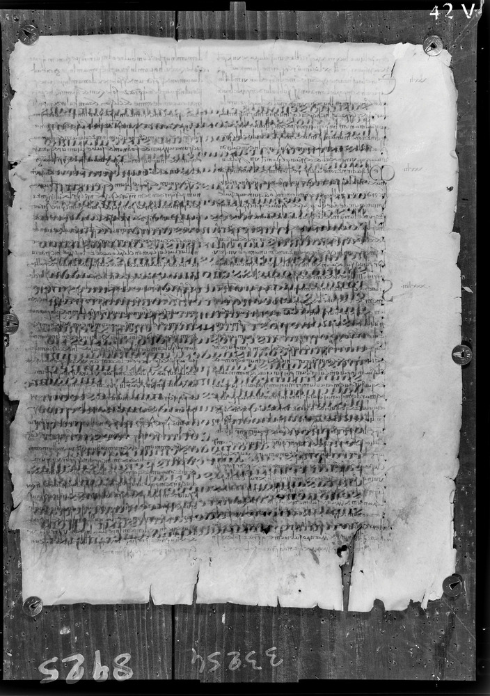 Napoli, Biblioteca Nazionale Vittorio Emanuele 3., Ms. IV.A.8
doc_08925
Keywords: BNN Ms. IV.A.8, Fasc.407/1969, Palinsesti, Fotografie UV, 6. sec., 8. sec., BNN