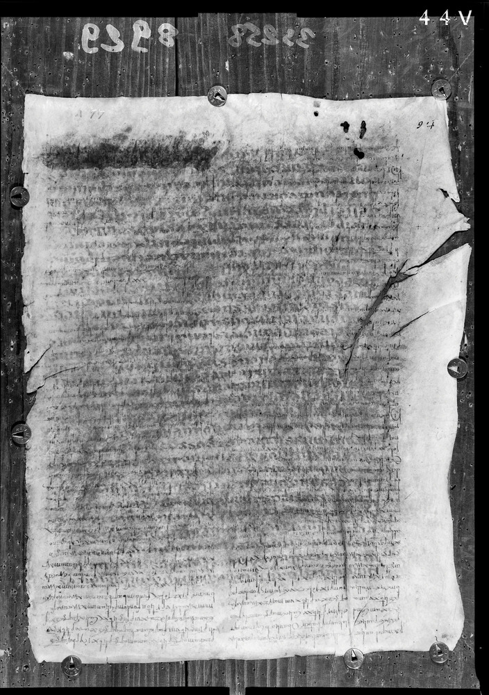 Napoli, Biblioteca Nazionale Vittorio Emanuele 3., Ms. IV.A.8
doc_08929
Keywords: BNN Ms. IV.A.8, Fasc.407/1969, Palinsesti, Fotografie UV, 6. sec., 8. sec., BNN