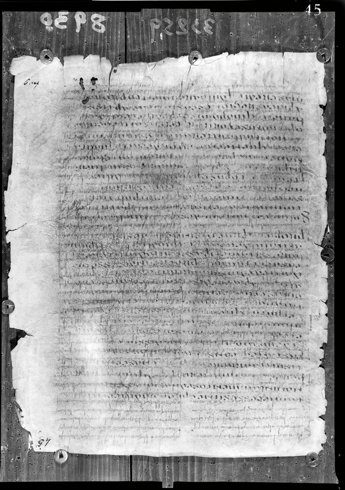 Napoli, Biblioteca Nazionale Vittorio Emanuele 3., Ms. IV.A.8
doc_08930
Keywords: BNN Ms. IV.A.8, Fasc.407/1969, Palinsesti, Fotografie UV, 6. sec., 8. sec., BNN