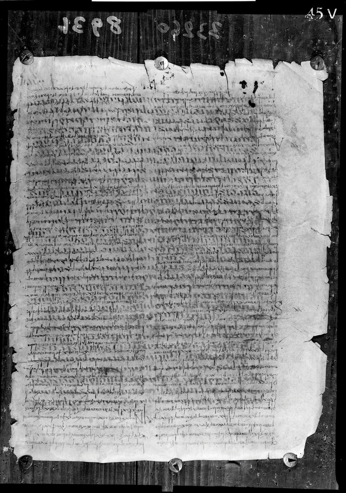 Napoli, Biblioteca Nazionale Vittorio Emanuele 3., Ms. IV.A.8
doc_08931
Keywords: BNN Ms. IV.A.8, Fasc.407/1969, Palinsesti, Fotografie UV, 6. sec., 8. sec., BNN