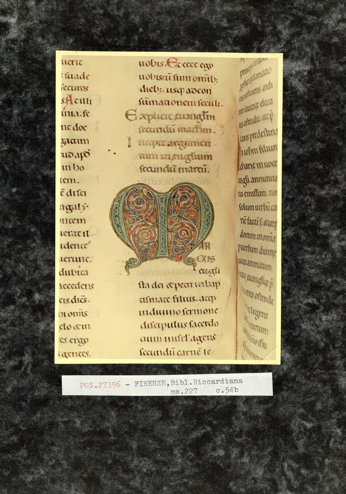 Firenze, Biblioteca Riccardiana, Ms. Ricc. 227
pos_27396
Keywords: Riccardiana Ms. 227, 12. sec., Riccardiana