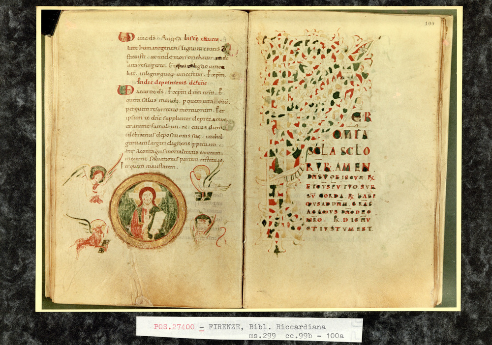 Firenze, Biblioteca Riccardiana, Ms. Ricc. 299
pos_27400
Keywords: Riccardiana Ms. 299, 11. sec., Riccardiana